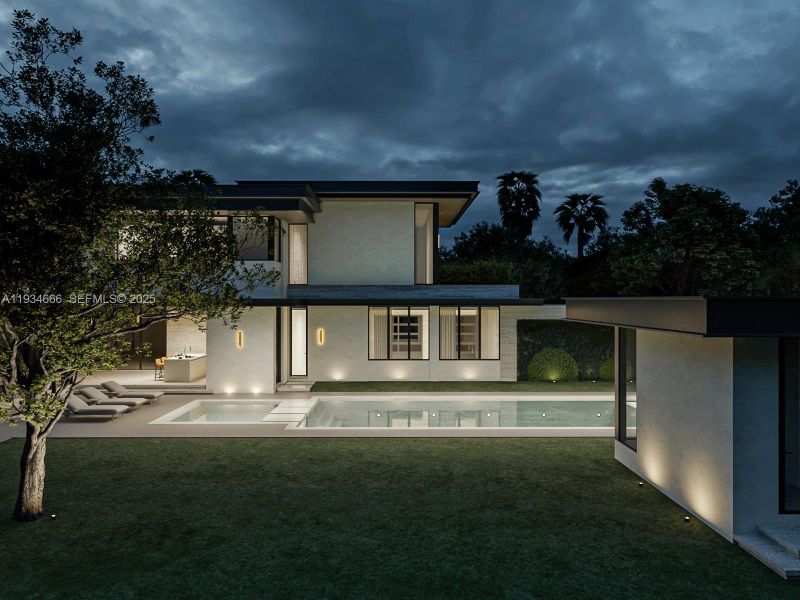 Exterior details and patio area of a home in , Pinecrest (Image 19). Exterior details and patio area of a home in , Pinecrest (Image 19).