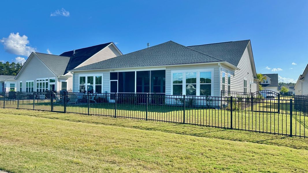 Exterior details and patio area of a home in , Summerville (Image 4). Exterior details and patio area of a home in , Summerville (Image 4).