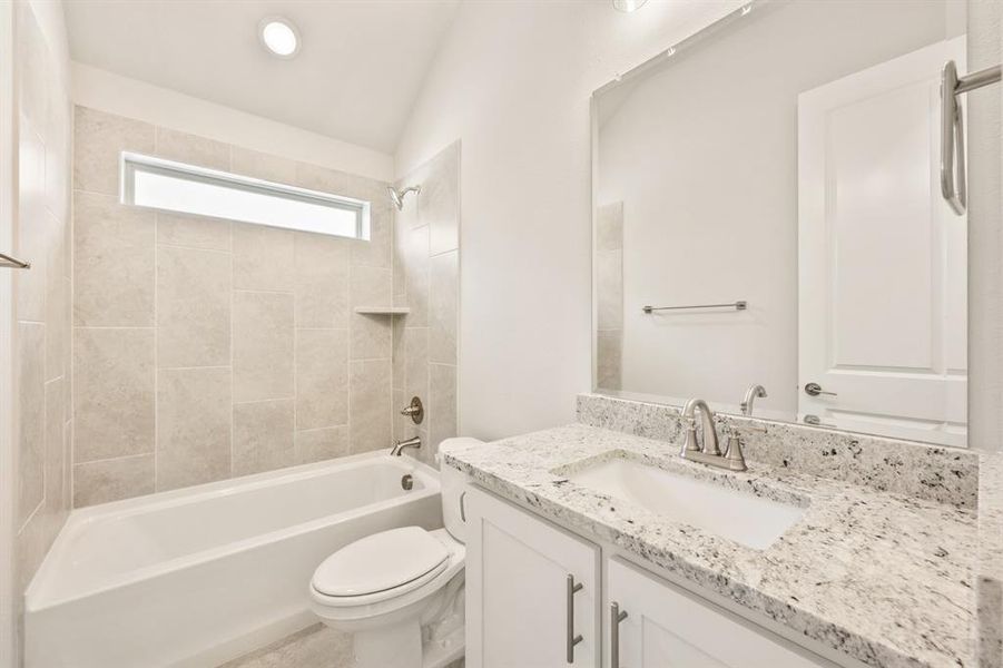 Furnished interior view inside a new home in Creekview Meadows, Pilot Point (Image 16).