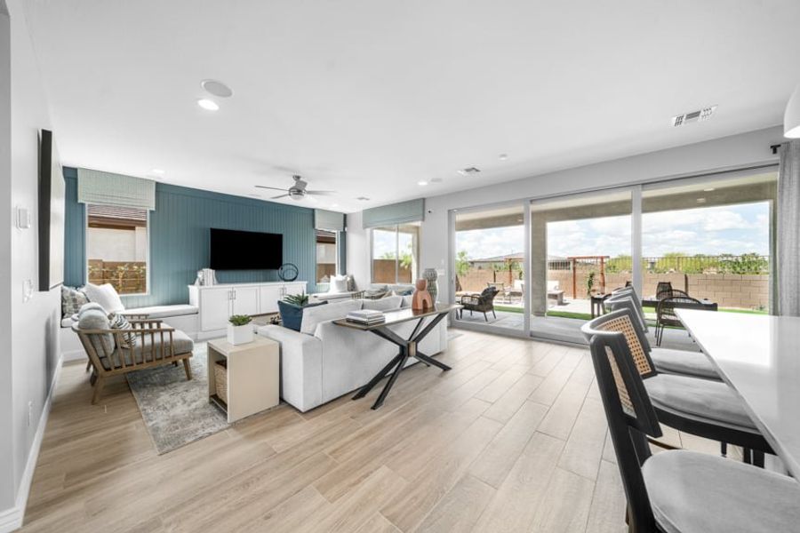 Furnished interior view inside a new home in Meridian, San Tan Valley (Image 15).
