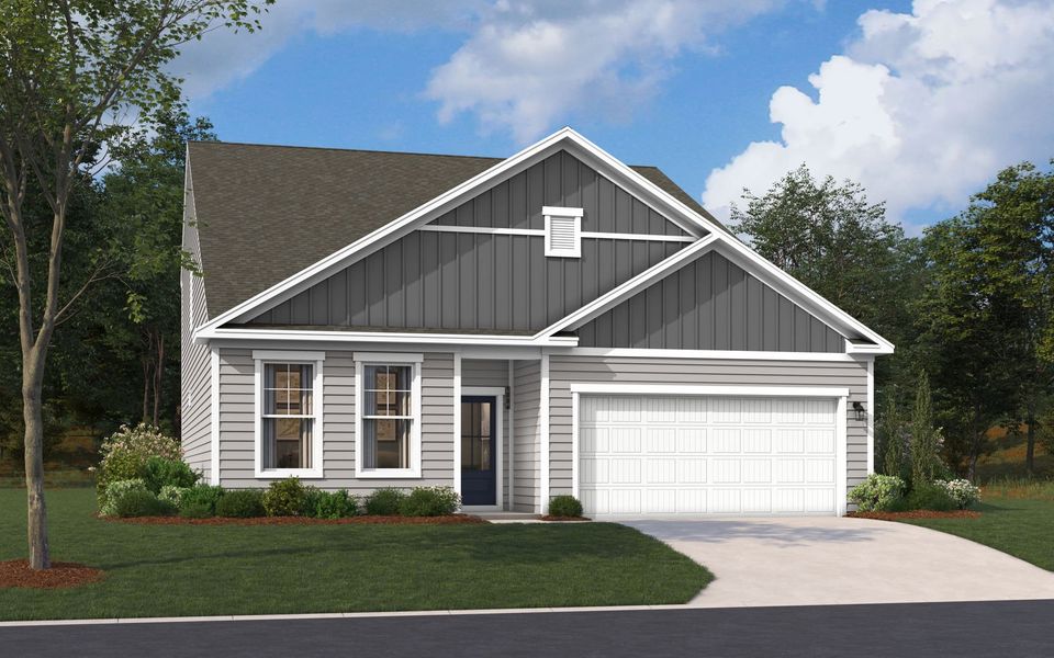 Representative exterior photo of a completed home built from the The Jefferson by Stanley Martin Homes in Green Tree Place, Anderson, SC (Image 63).