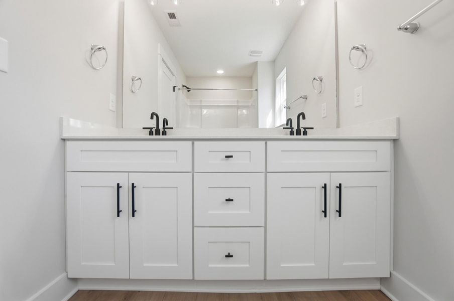 Furnished interior view inside a new home in Blythe Mill Townhomes, Waxhaw (Image 14).