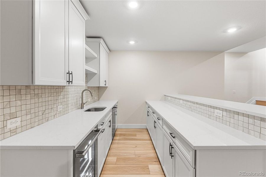 Furnished interior view inside a new home in Luxe at The Canyons, Castle Pines (Image 16).