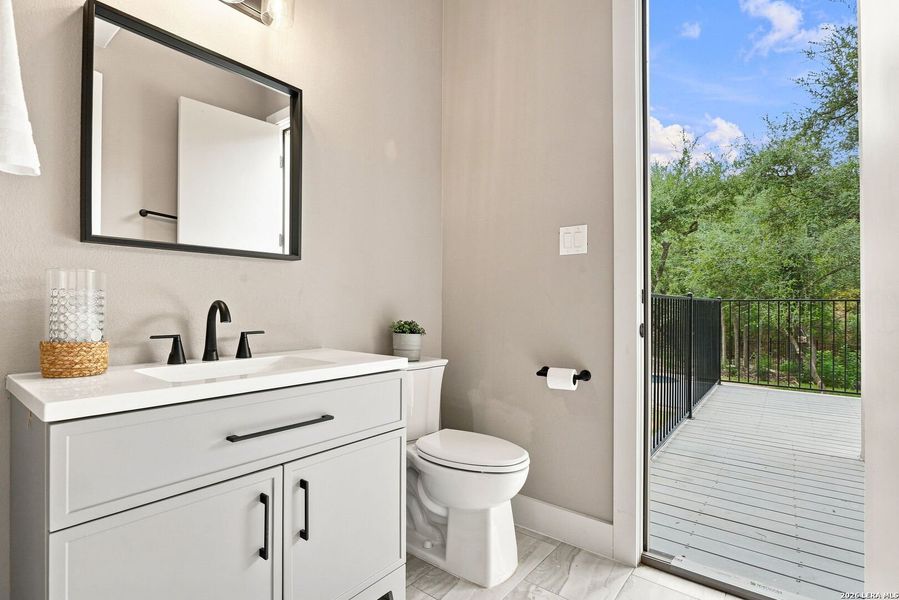 Furnished interior view inside a new home in , San Antonio (Image 36).