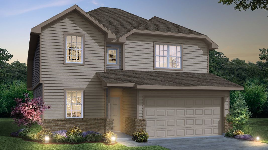 Representative exterior photo of a completed home built from the The Tivoli by Legend Homes in Deer Creek, Fort Worth, TX (Image 24). Representative exterior photo of a completed home built from the The Tivoli by Legend Homes in Deer Creek, Fort Worth, TX (Image 24).