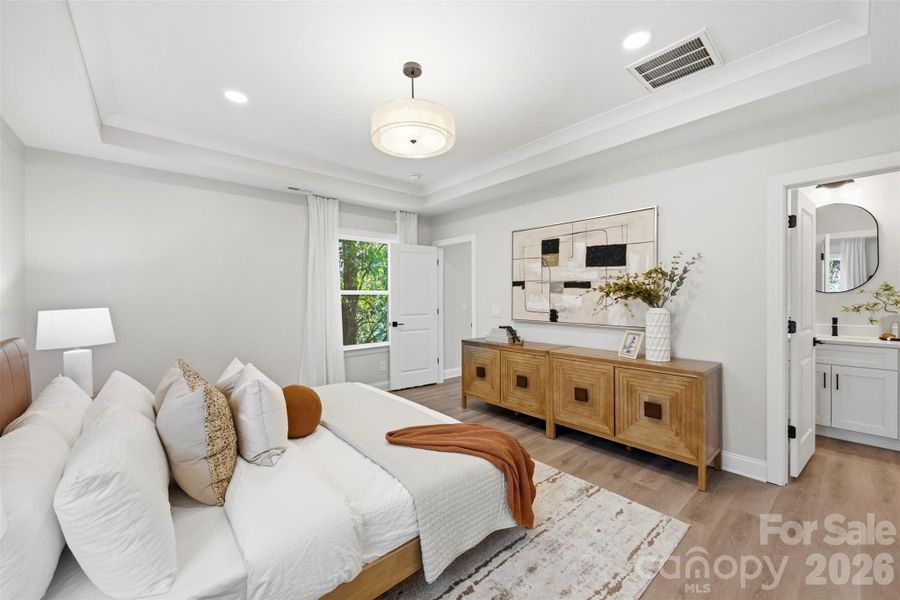 Furnished interior view inside a new home in , Charlotte (Image 15). Furnished interior view inside a new home in , Charlotte (Image 15).