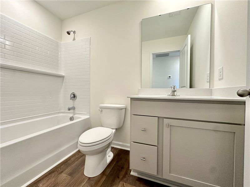 Furnished interior view inside a new home in Champions Village at Cherry Hill, Pendleton (Image 4).