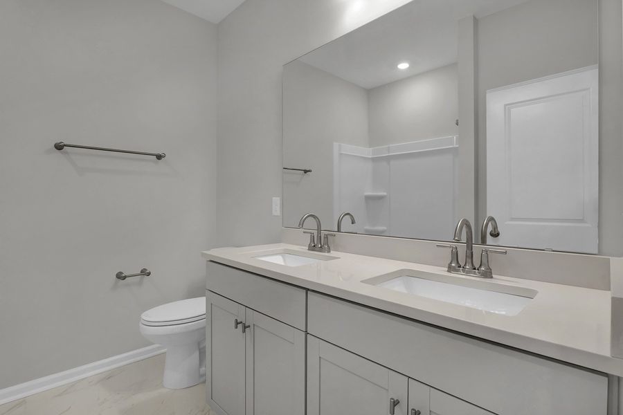 Furnished interior view inside a new home in Grand Park, Leland (Image 12). Furnished interior view inside a new home in Grand Park, Leland (Image 12).