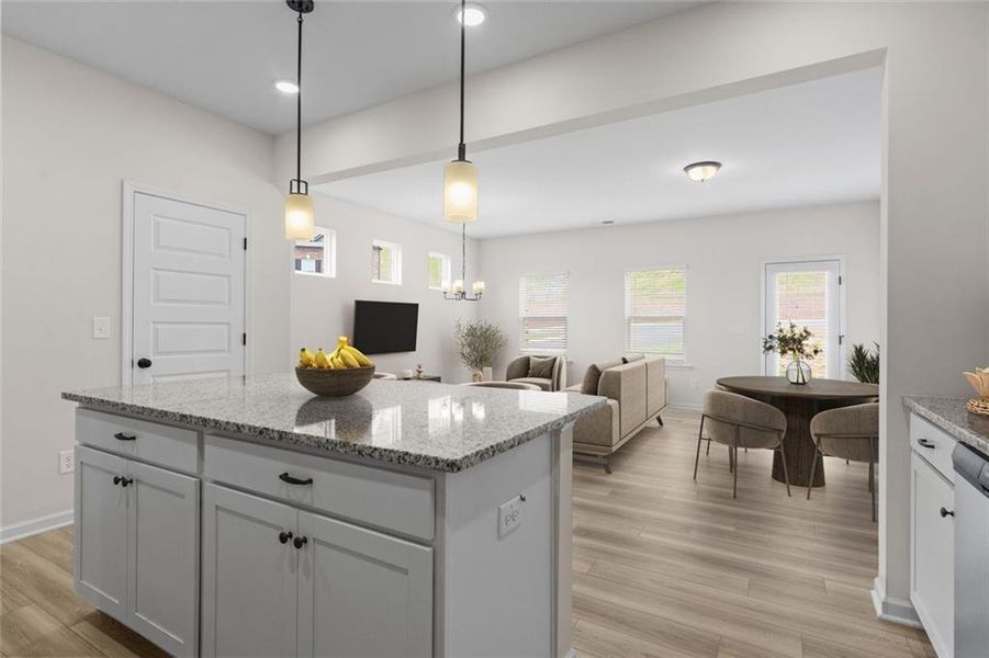 Furnished interior view inside a new home in Fairington, Cartersville (Image 4).