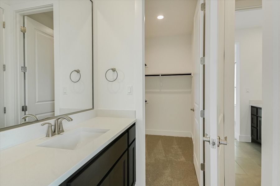 Furnished interior view inside a new home in Scofield Farms Estates, Georgetown (Image 14).