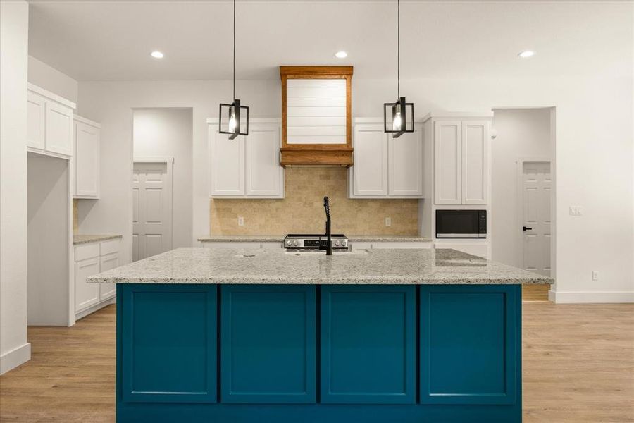 Furnished interior view inside a new home in , Bluff Dale (Image 10).