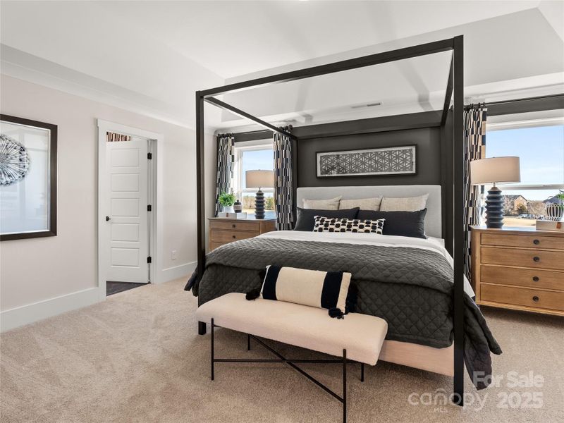 Furnished interior view inside a new home in Stonebridge Fairways, Monroe (Image 10).