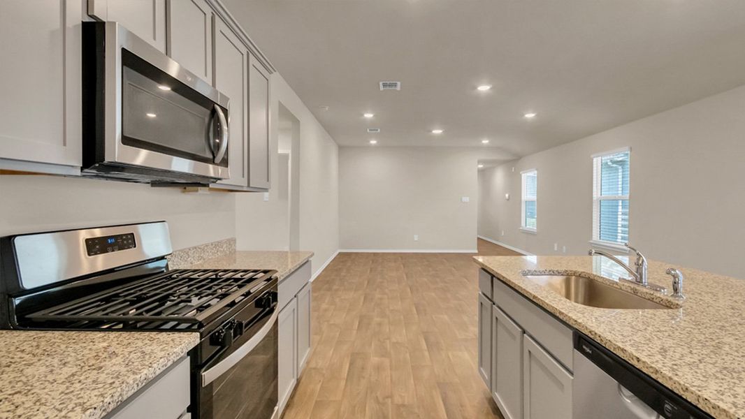 Furnished interior view inside a new home in Southgrove, Kyle (Image 7).