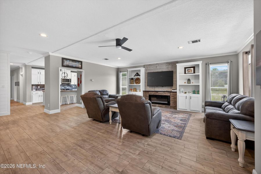 Furnished interior view inside a new home in , Starke (Image 4).