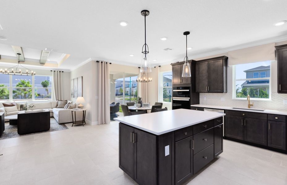 Representative furnished interior of a home built from the Cardinal by Pulte Homes in Parkside Trails, Clermont (Image 4).
