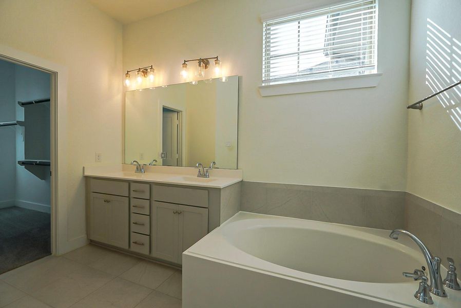 Furnished interior view inside a new home in , Cypress (Image 5).