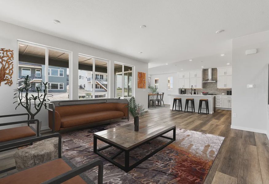 Overton Great Room + Kitchen - Virtually Staged - 3 of 9