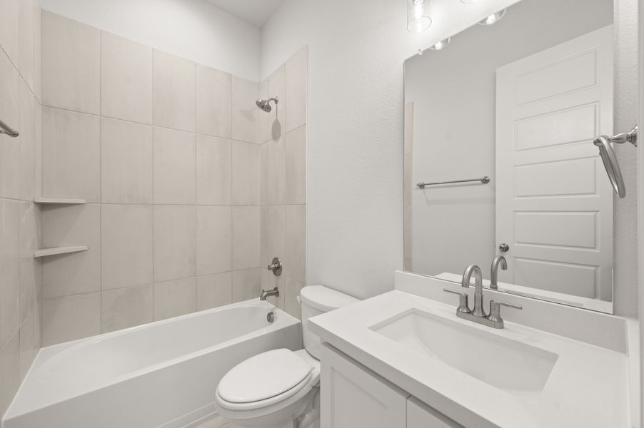 Furnished interior view inside a new home in Bridgewater, Midlothian (Image 10).