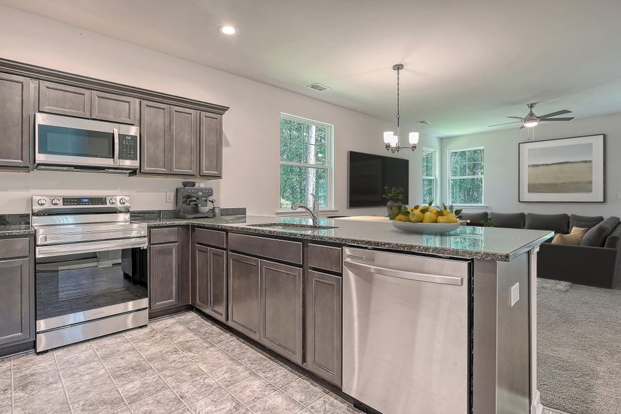 Furnished interior view inside a new home in Founder's Park, Lincolnville (Image 10).