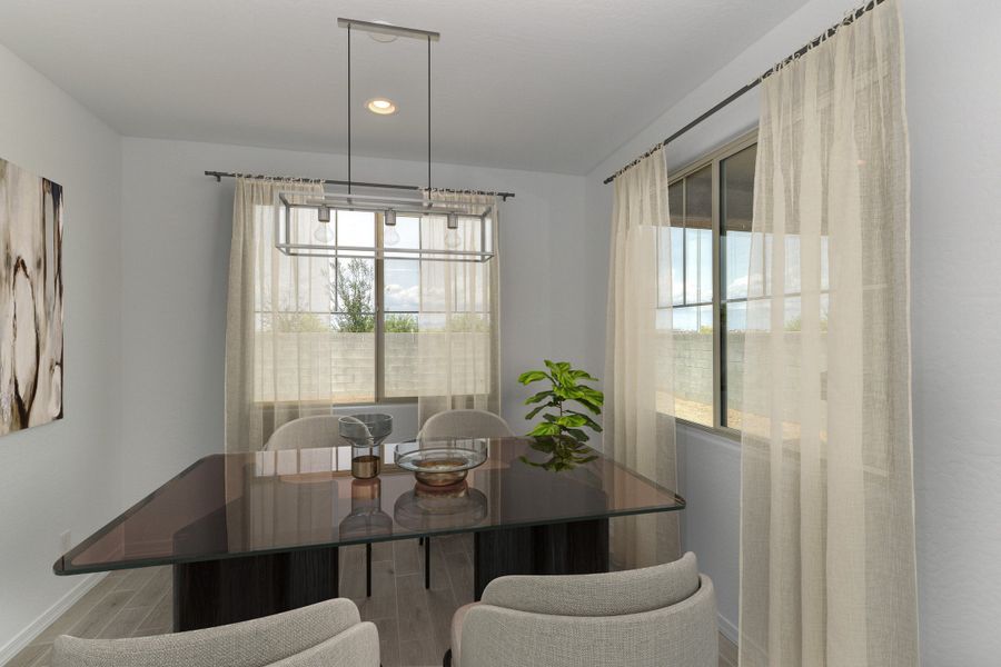 Representative furnished interior of a home built from the Ellenton by Beazer Homes in Acacia Foothills at Estrella: Acacia Foothills II, Goodyear (Image 7).