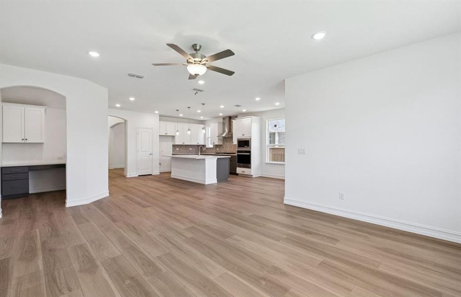 Spacious gathering room