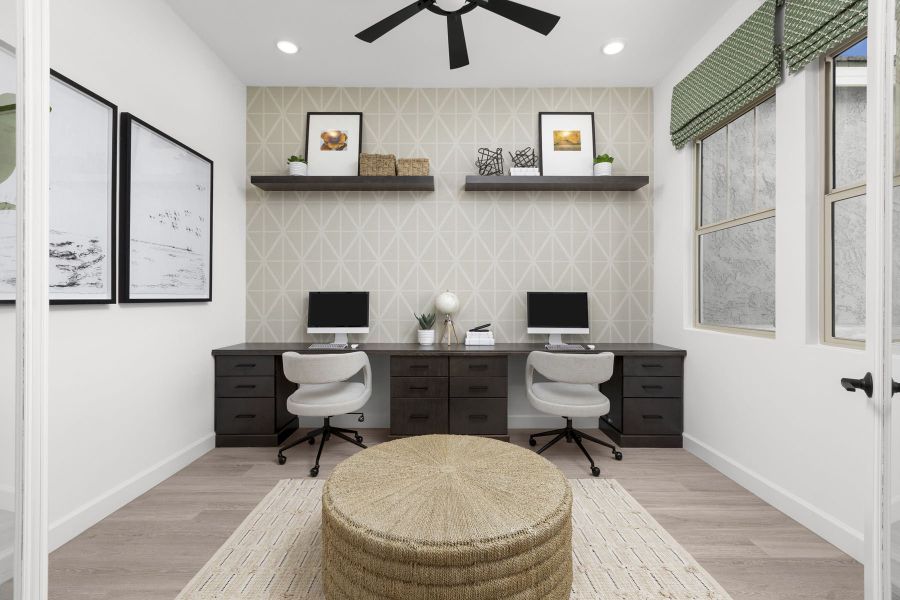 Representative furnished interior of a home built from the Currant by Mattamy Homes in White Tank Vistas, Waddell (Image 13).