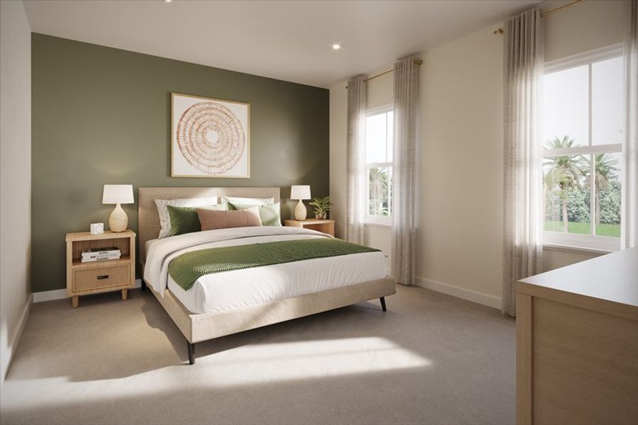 Representative furnished interior of a home built from the Marina by Ryan Homes in Malabar Springs, Palm Bay (Image 8).