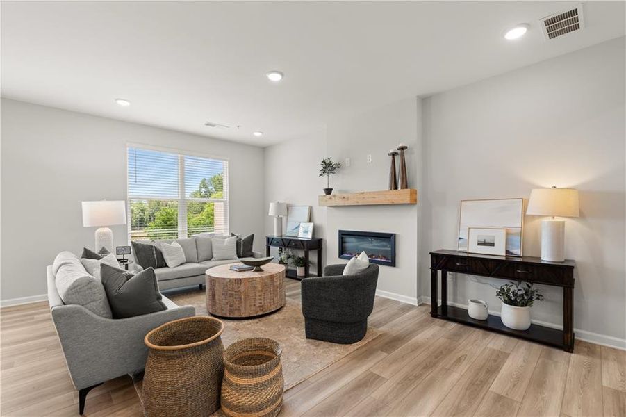 Furnished interior view inside a new home in Hemingway, Cumming (Image 7).