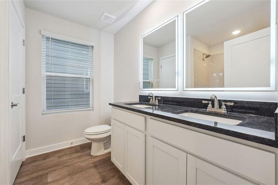 Furnished interior view inside a new home in The Enclave at Stonewall Station, Union City (Image 5).