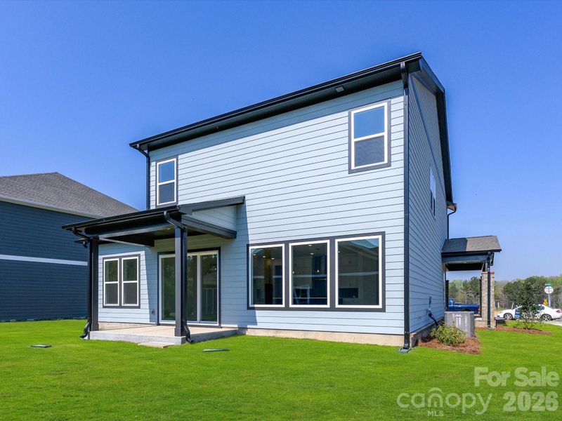 Corner homesite with covered porch