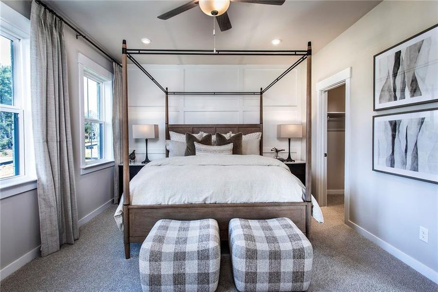 Furnished interior view inside a new home in The Groves at Myrtle: Myrtle Street, Roswell (Image 25).