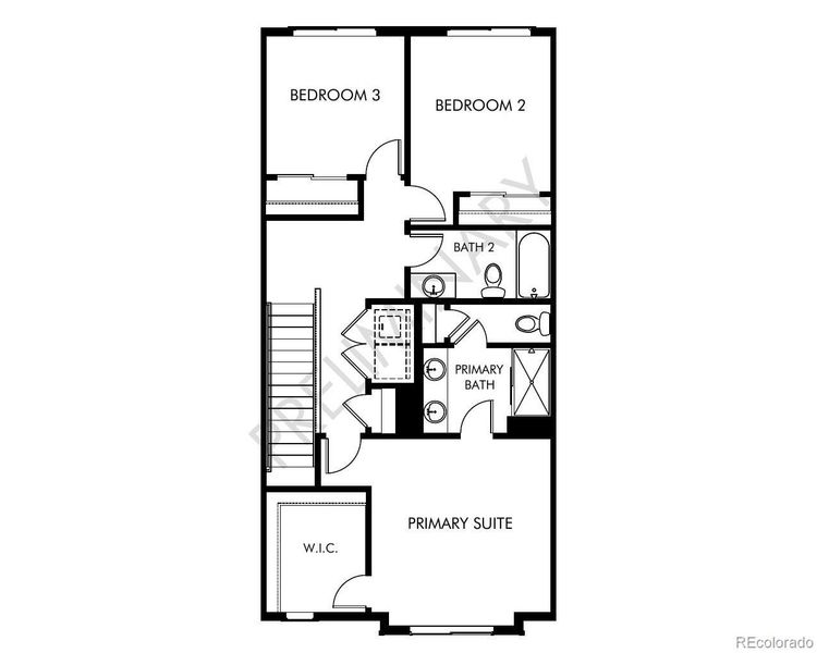 2D floor plan layout of this home in Three Hills, Morrison, CO (Image 3). 2D floor plan layout of this home in Three Hills, Morrison, CO (Image 3).