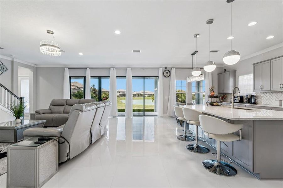 Furnished interior view inside a new home in Mirada, San Antonio (Image 7).