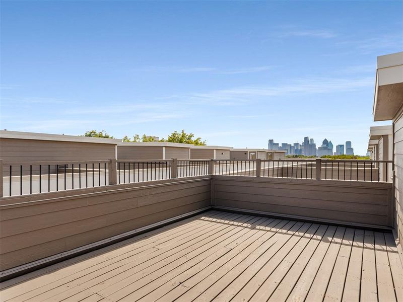Exterior details and patio area of a home in , Dallas (Image 2). Exterior details and patio area of a home in , Dallas (Image 2).