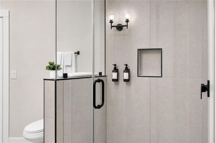 Close-up of interior finishes inside a home in , Atlanta (Image 24).