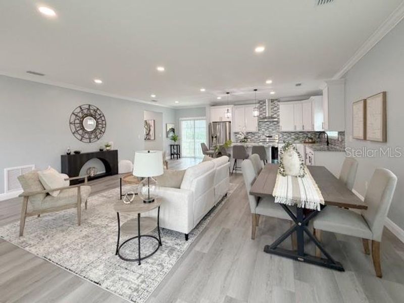 Furnished interior view inside a new home in , Tarpon Springs (Image 32). Furnished interior view inside a new home in , Tarpon Springs (Image 32).