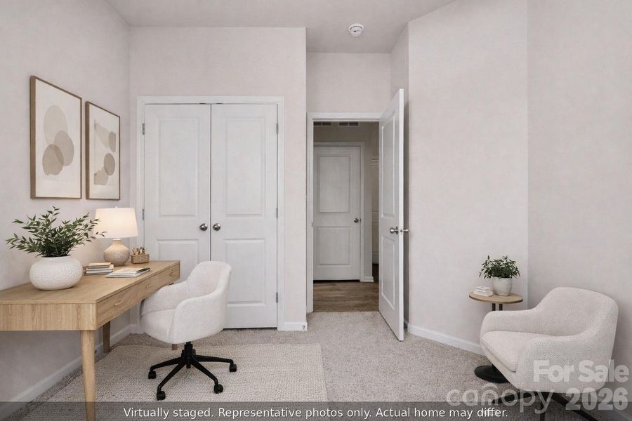 Furnished interior view inside a new home in , Charlotte (Image 6).
