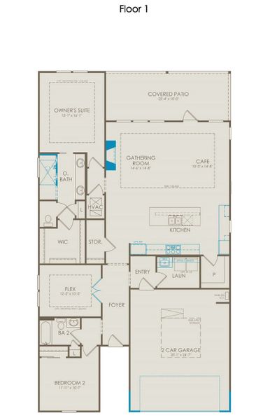 Palmary First Floor in new homes for 55+ Active Adult community in Del Webb Barton Village Palmary First Floor in new homes for 55+ Active Adult community in Del Webb Barton Village
