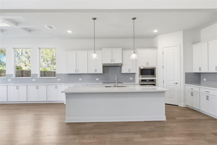 Furnished interior view inside a new home in Retreat at San Gabriel, Georgetown (Image 8).