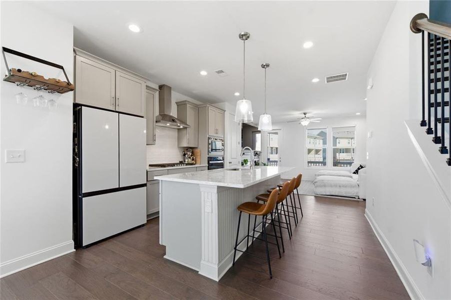 Furnished interior view inside a new home in , Duluth (Image 14).