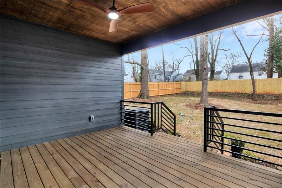 Exterior details and patio area of a home in , Atlanta (Image 26).