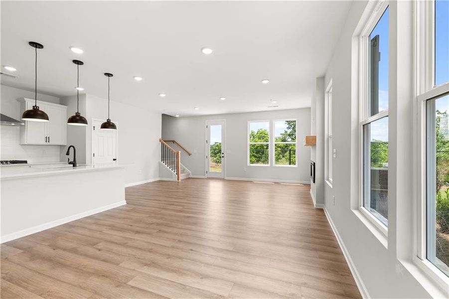 Spacious, unfurnished interior of a new home in Hemingway, Cumming (Image 15). Spacious, unfurnished interior of a new home in Hemingway, Cumming (Image 15).