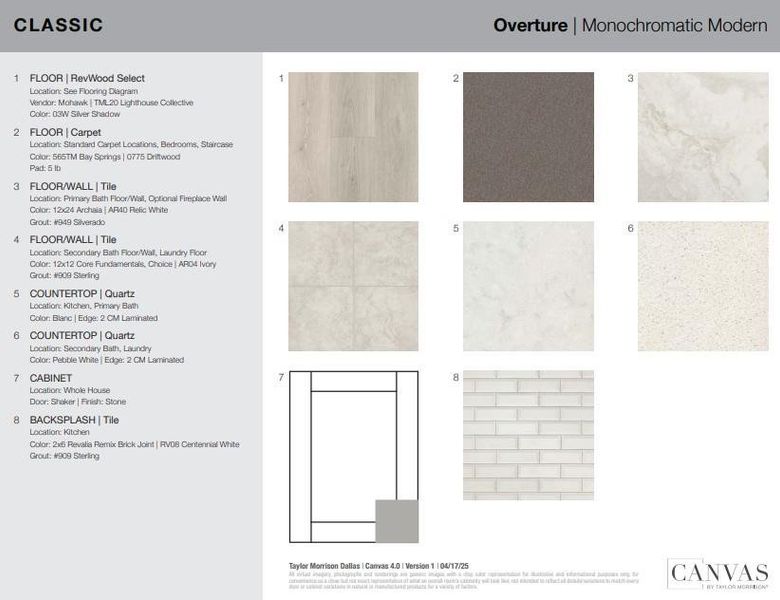 Design Selections.
Home is under construction, selections subject to change. Design Selections.
Home is under construction, selections subject to change.