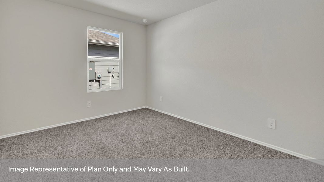 Representative unfurnished interior of a home built from the The Bailey by D.R. Horton in Navarro Fields, Seguin (Image 11).