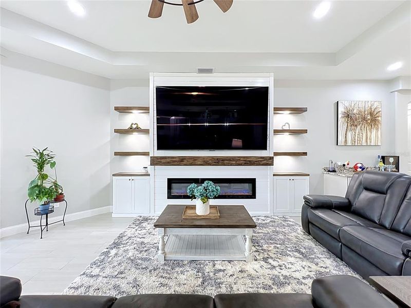 Furnished interior view inside a new home in The Reserve at Victoria, Deland (Image 34). Furnished interior view inside a new home in The Reserve at Victoria, Deland (Image 34).