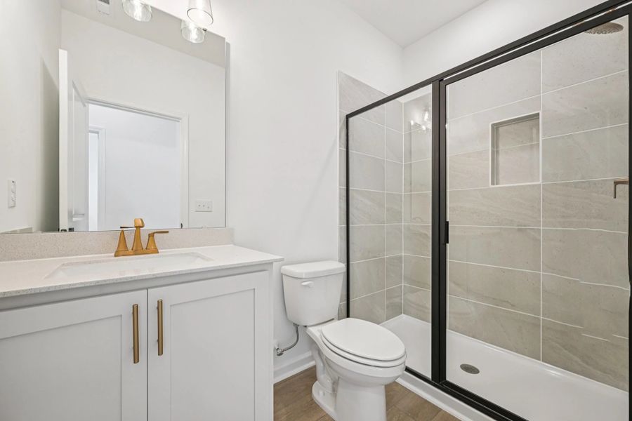 Guest Bath featuring the AW Collection® Serene - Calming finishes and a simple, clean design.