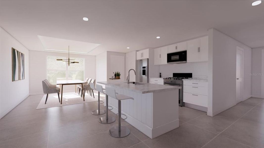 Furnished interior view inside a new home in , Ocala (Image 4).