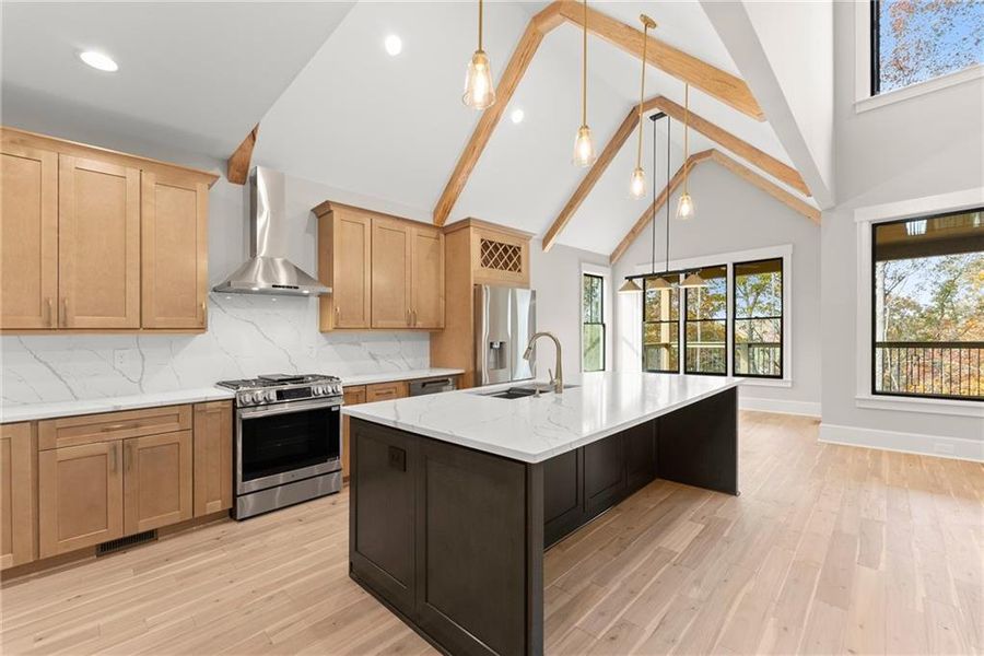 Furnished interior view inside a new home in , Dahlonega (Image 9).