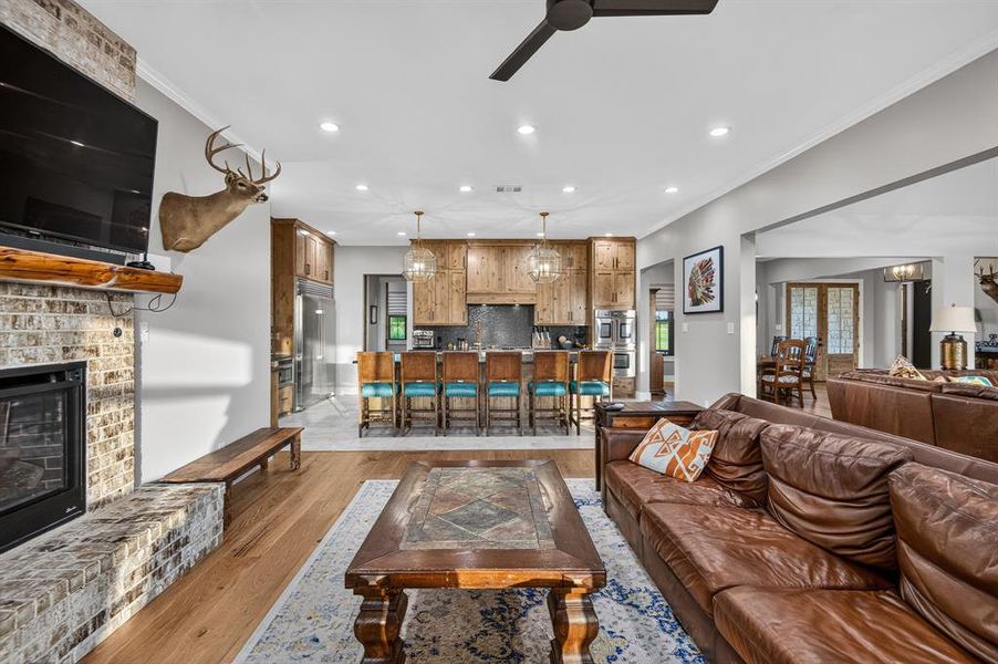 Furnished interior view inside a new home in , Sanger (Image 11). Furnished interior view inside a new home in , Sanger (Image 11).