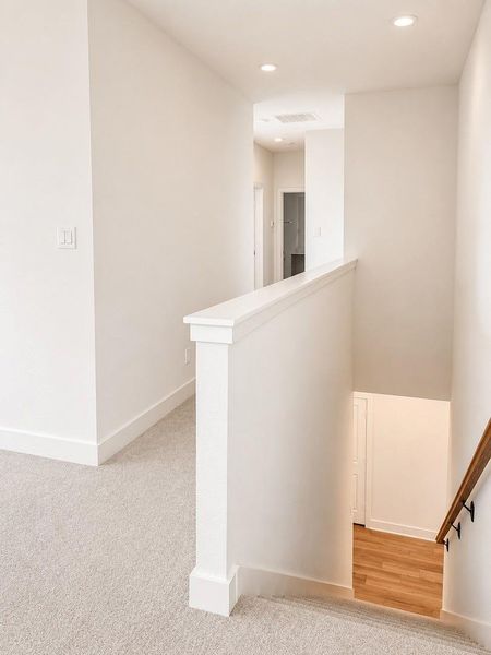 Upstairs Hall to two bedrooms Upstairs Hall to two bedrooms